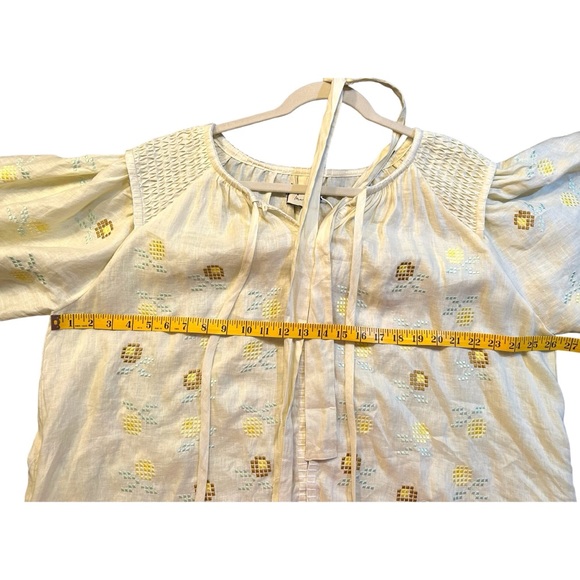 Innika Choo Hans Embroidered Linen Mini Smock Dress Tunic New 2 OS - Picture 16 of 16